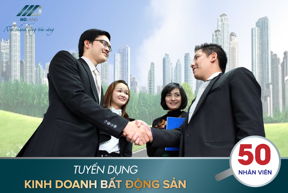 Tuyển dụng nhân viên kinh doanh BDS thu nhập cao tại Hà Nội